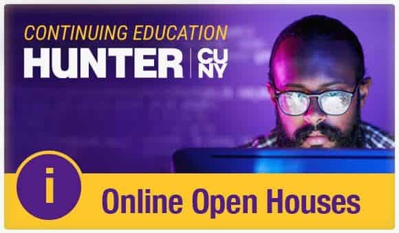 image promoting upcoming Open House and Information Sessions