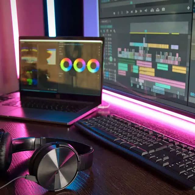 image promoting video editing courses in New York City